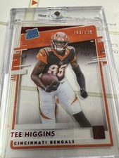 2020 Panini Chron -Clearly Donruss Rated Rookie Tee Higgins #RR-TH Red /199 (RC)