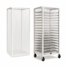 Tiscover 20-Tier Bun transparent PVC Rack Cover
