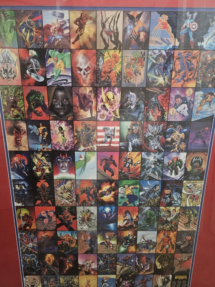 Marvel Masterpieces 1993 hoja sin cortar Foto 3 de 4