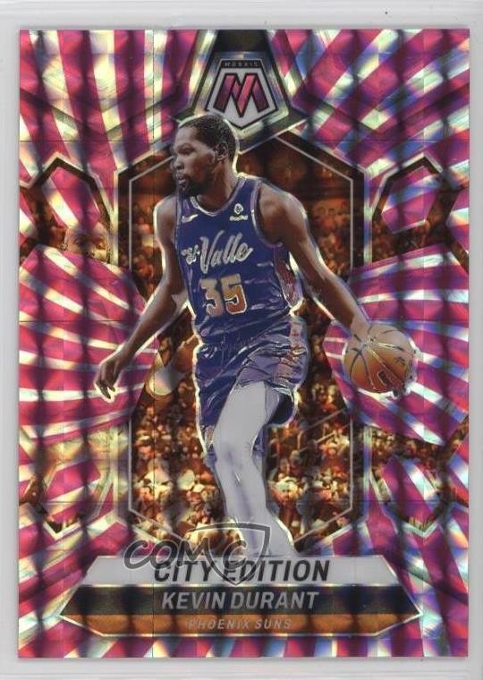 2023-24 Panini Mosaic City Edition FOTL Pink Swirl Prizm 10/18 Kevin Durant 2t2