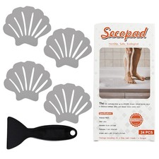 Non-Slip Bathtub Stickers, 24 PCS Shell Safety Bathroom Tubs Showers Treads A...