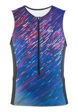 Sugoi RPM Tri Men's Tank Top, Meteor Shower, Medium