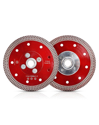 4.5 Inch Diamond Porcelain Saw Blades Tiles Blades with Arbor 5/8 -11 Flange for
