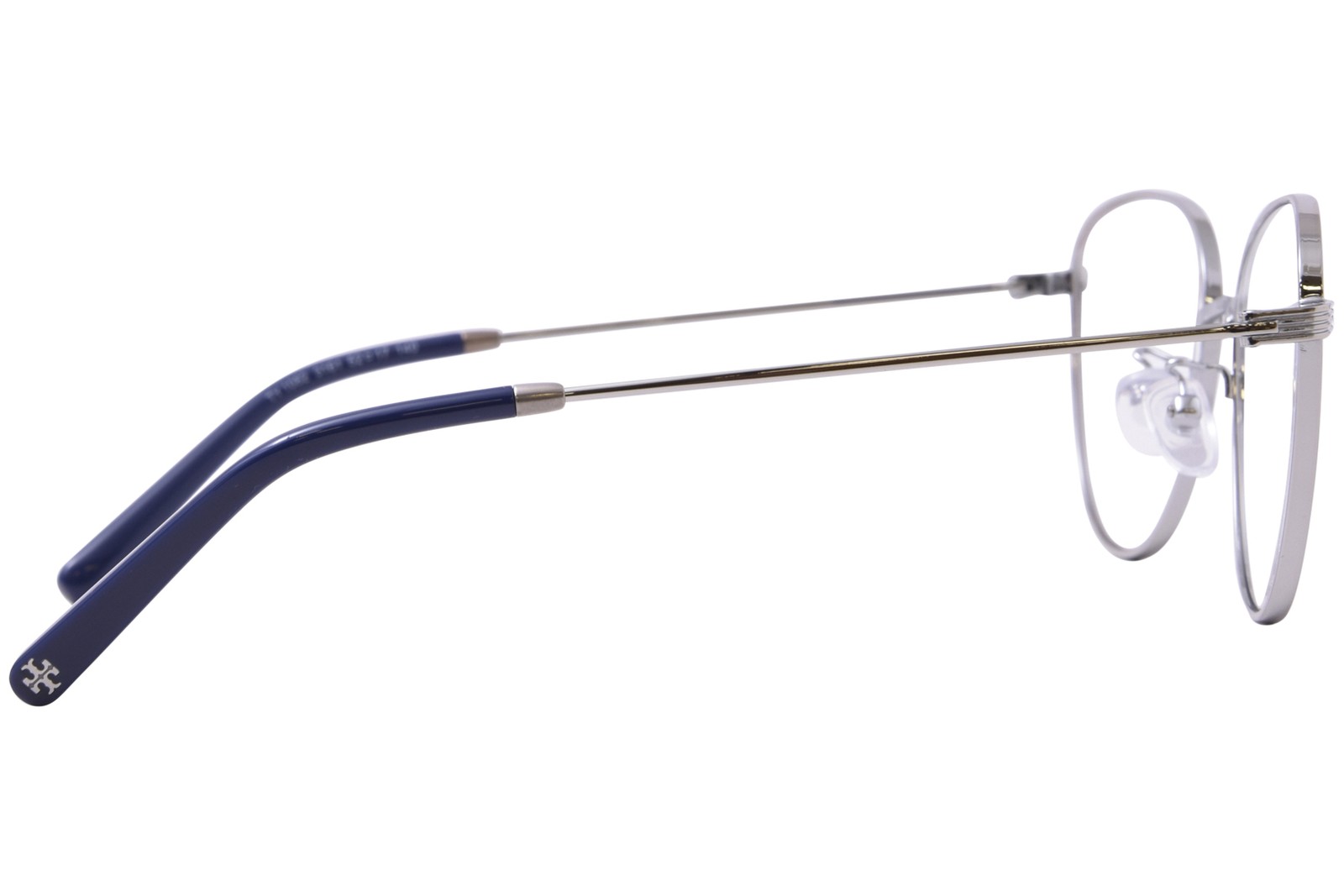 Tory Burch TY1082 3161 Eyeglasses Frame Women's Silver Full Rim Oval Shape 52mm thumbnail 3