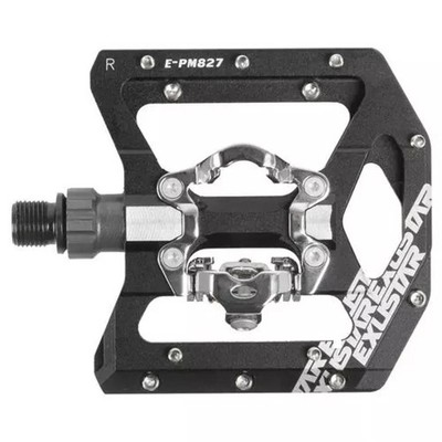 Messingschlager Pedale PM827 schwarz Exustar Half-Clipless 311867