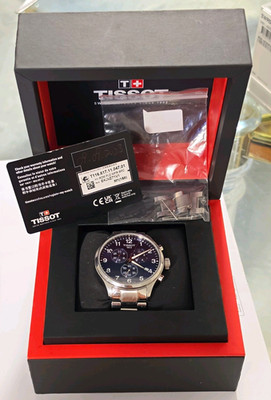Tissot Chrono XL T116.617.11.047.01 Herren Quarz Chronograph Stahl 10 ATM