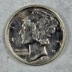 1941-S Mercury Silver Dime - Full Bands - Uncirculated - FREE SHIPPING!
