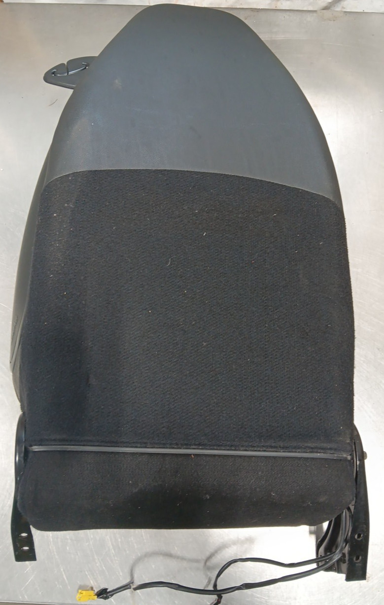 SMART FORTWO 2009 BRABUS LEF HAND DRIVER SEAT BACK CUSHION BLACK 13892V001C11W00