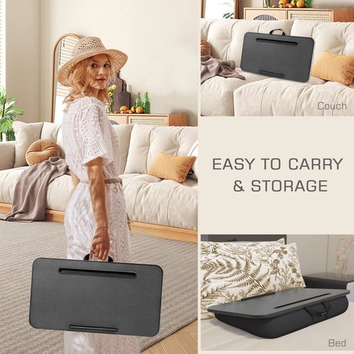 Lap Desk, Lap Desk with Cushion, Fits up to 17 inch Laptop, Pillow Designed, - 第 5/8 張圖片