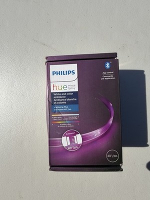 Philips Hue Lightstrip Plus Extension 40 in RGB Smart LED Strip Bluetooth ZigBee