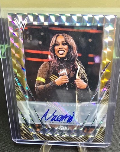 Naomi #BCA-NAO 2026 Topps Chrome WWE Autograph card