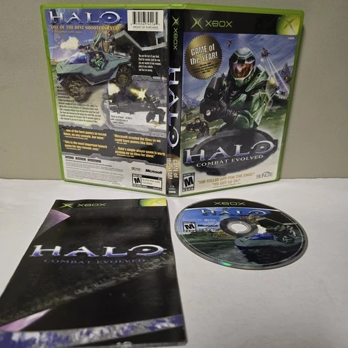 Halo: Combat Evolved [Game of the Year] Microsoft Xbox Tested Fast Shipping