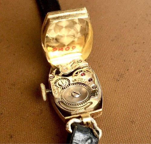Orologio LORTON 18K massiccio donna raro antico revisionato svizzero usato - Foto 11 di 17