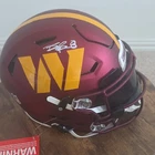 Brian Robinson Jr Signed  Commanders Speed Flex Helmet Beckett BAS Witnessed