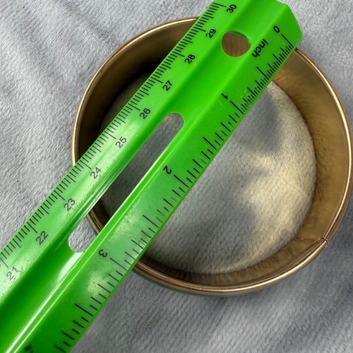 Bracciale donna slip on vintage tono oro e smalto verde misura maggiore - Foto 6 di 16