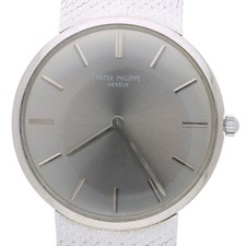 Patek Philippe Calatrava 3468 34mm Gray Dial 18K White Gold Watch