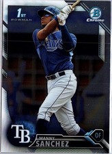 2016 Bowman #BCP28 Manny Sanchez Chrome Prospects