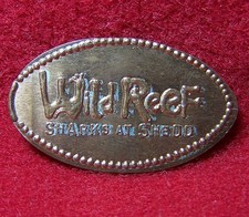 Wild Reef exhibit ~ Sharks At Shedd ~ copper/zinc souvenir elongated penny