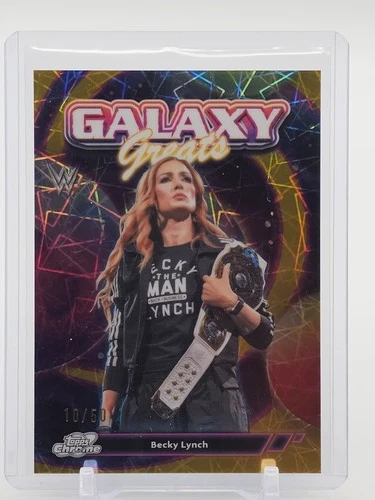 BECKY LYNCH 2026 TOPPS COSMIC CHROME WWE GALAXY GREATS GOLD /50 #GG-22 Q4193