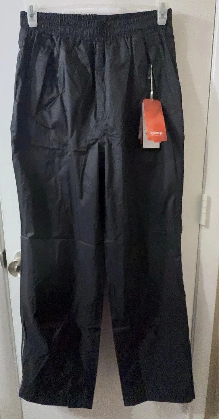 33,000ft Mens Rain Pants Breathable Lightweight Windproof Waterproof L NEW
Opens in a new window or 