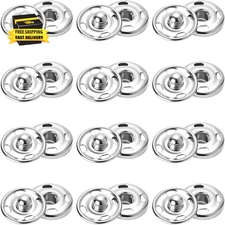 12 Sets Snap Buttons for Clothes, 15Mm Metal Sewing Snaps, Press Studs for Sewin