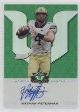 2017 Leaf Valiant Green 31/50 Nathan Peterman #BA-NP1 Auto g2l