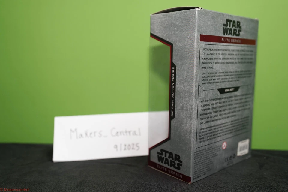 Figura Die Cast Star Wars Disney Store Elite Series Boba Fett con Capa Foto 3 de 4