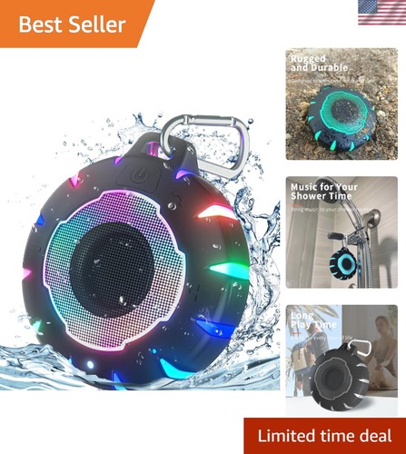 Altavoz Bluetooth Ducha Impermeable, Duradero y Portátil con Sonido Claro, Ide...