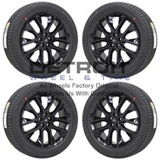 20 Ford Edge Gloss Black Wheels Rims Tires Oem 2015-2020 10046 20 Ford Edge Gloss Black Wheels Rims Tires Oem 2015-2020 10046