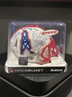 Houston Oilers Run N Shoot Autographed Mini Football Helmet - BAS (Blue Ink)🔥