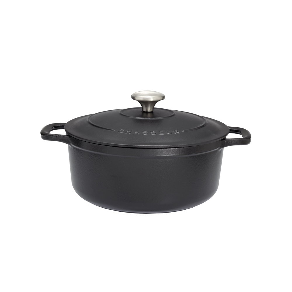 Cocotte Chasseur 16 cm en fonte noire : finissez-en avec les viandes sèches