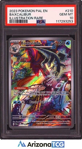 Pokemon 2023 Baxcalibur 210/193 Illustration Rare Paldea Evolved GEM MINT PSA 10
