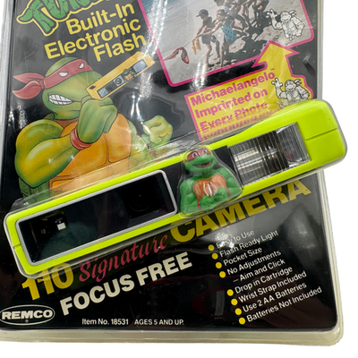 Vintage Teenage Mutant Ninja Turtles Green 1990 Remco 110 Camera