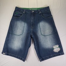 Vintage Southpole Jean Shorts Mens 36 Dynamic Equipment Hip Hop Grunge Baggy Y2K