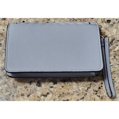 Neu Victoria’s Secret The Victoria Tech Kalbsleder Clutch Geldbörse Organizer V-Stepp - Bild 2 von 5