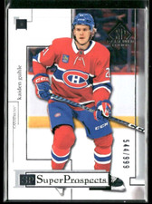 Kaiden Guhle - 2022-23 UD SP Game Used 544/999 '01 Retro Rookies Crossover RC