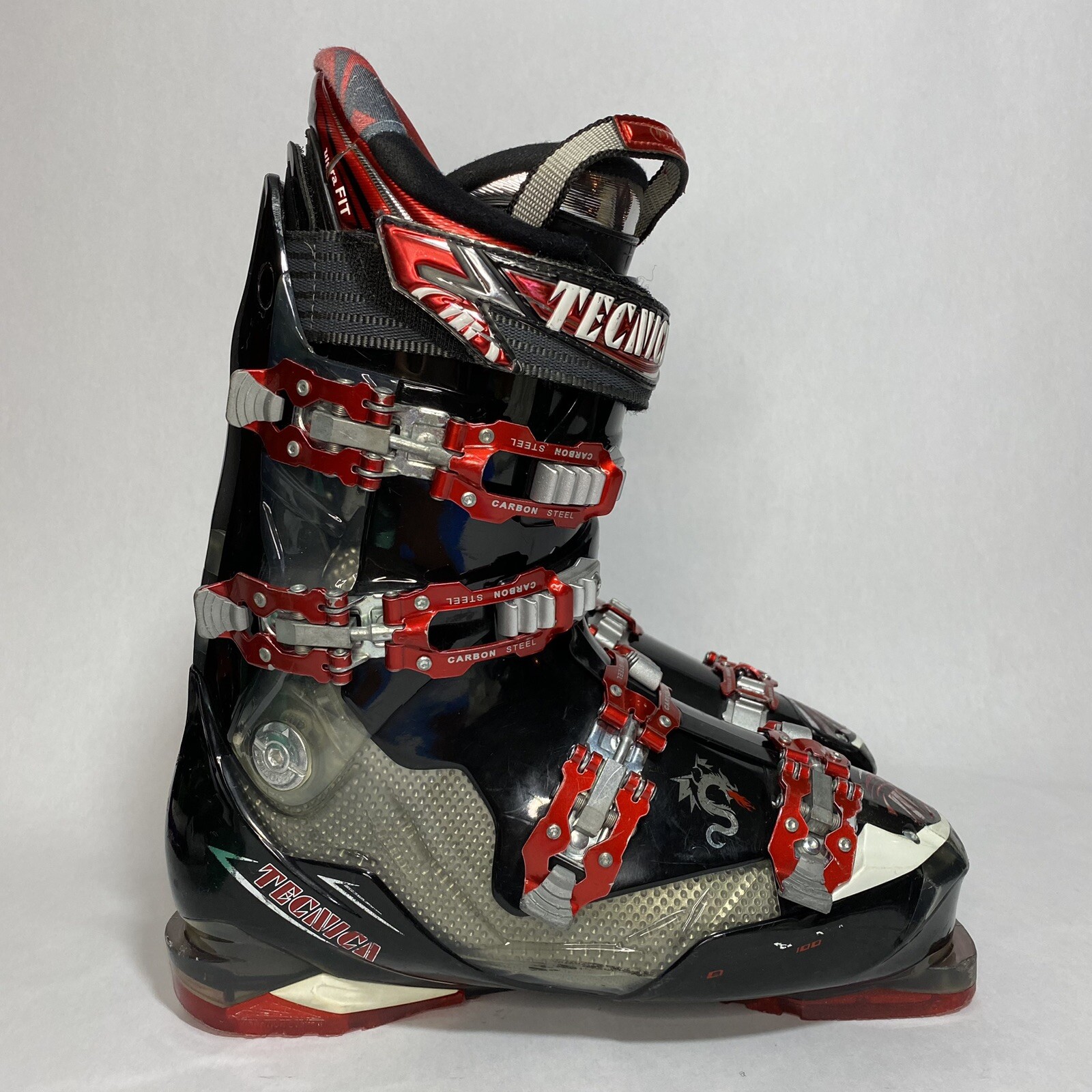 SALOMON Scarponi da sci Tecnica Dragon 100 uomo nero rosso Mondo taglia 27 5