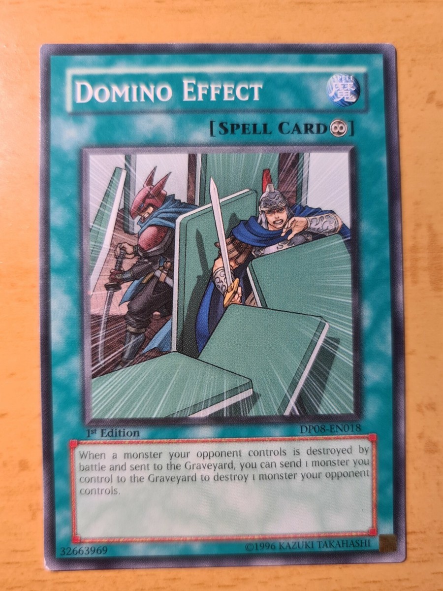 DOMINO EFFECT (×3) | YUGIOH | 1st | TGDS-EN046 #64 | eBay