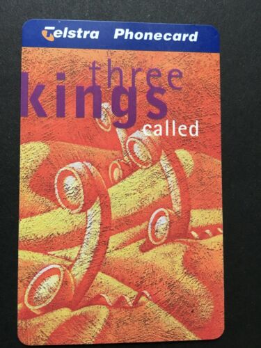 Phonecards Telstra Phoneaway 1997 Three Kings $10.00  called very fine used.  - Photo 1/3