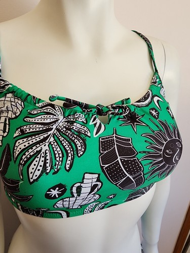 Seafolly Australia Girls Olympus Green 2 Piece Bikini Swimsuit Set Size 14 New - Picture 4 of 9
