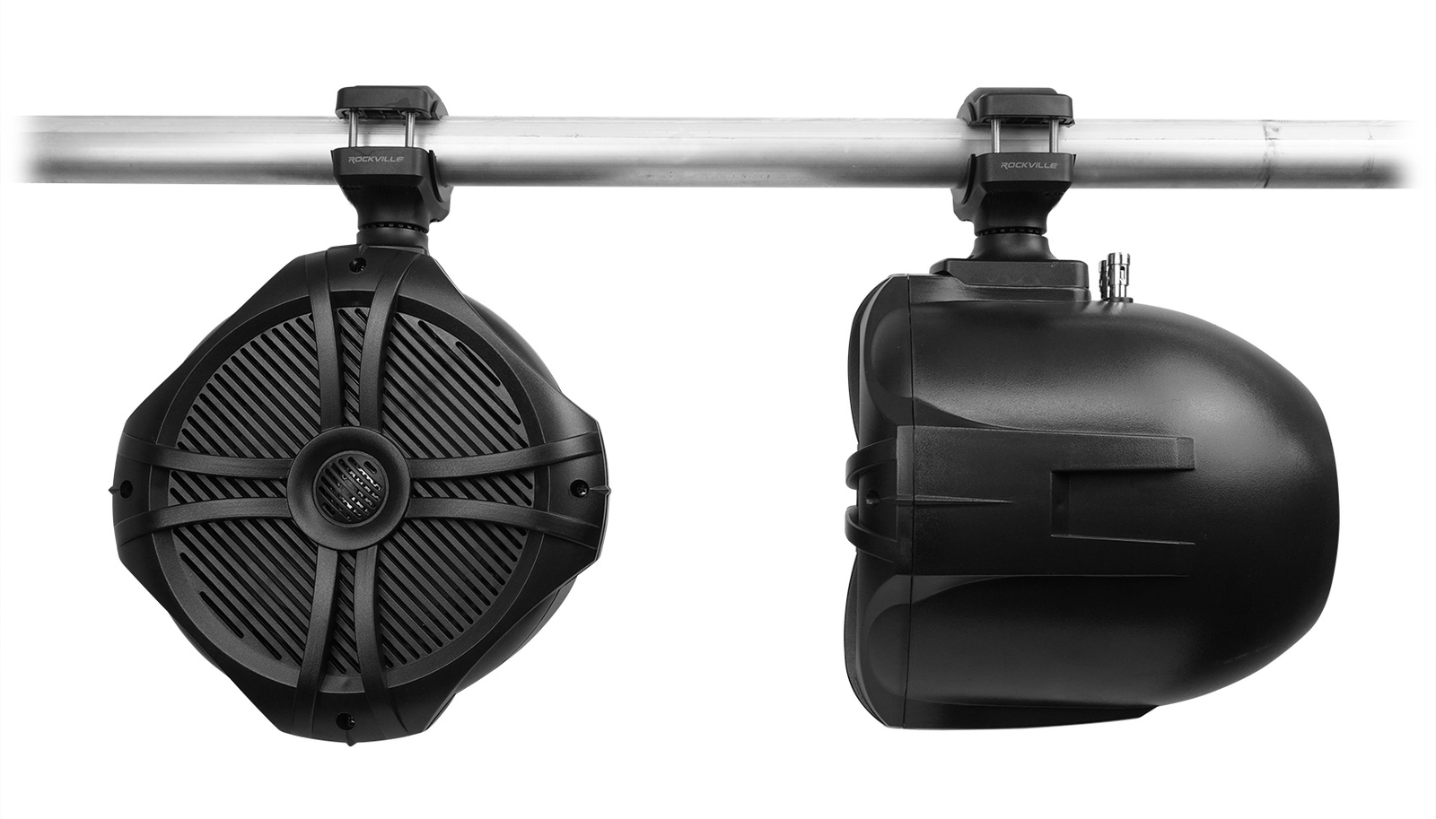 2 Колонки Rockville RWB90B с 8 поворотными башнями на 360 для John Deere Gator XUVRSX