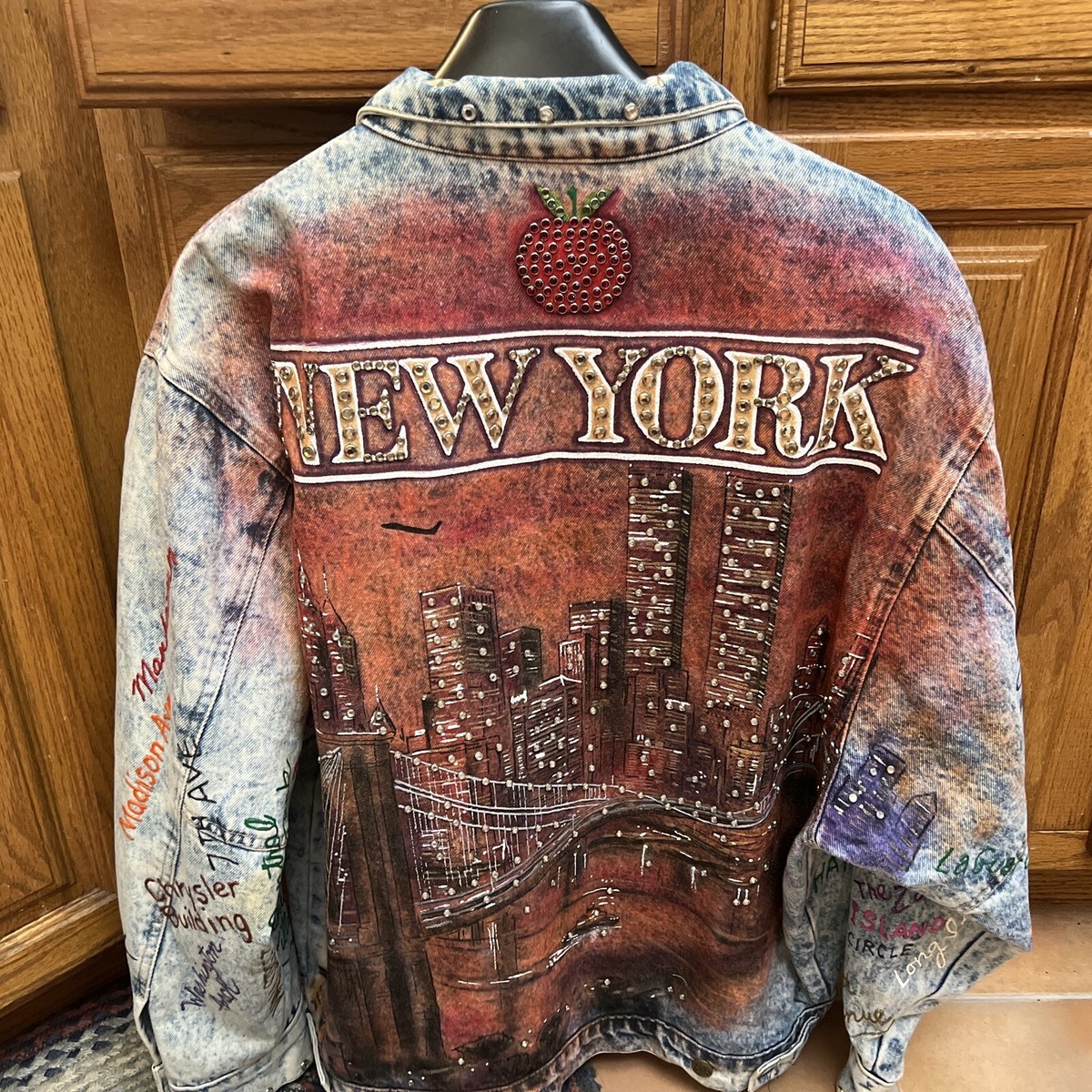 Denim Jacket Tony Alamo Nashville Med Ny New York rhinestone Denim Jacket Tony Alamo Nashville Med Ny New York rhinestone