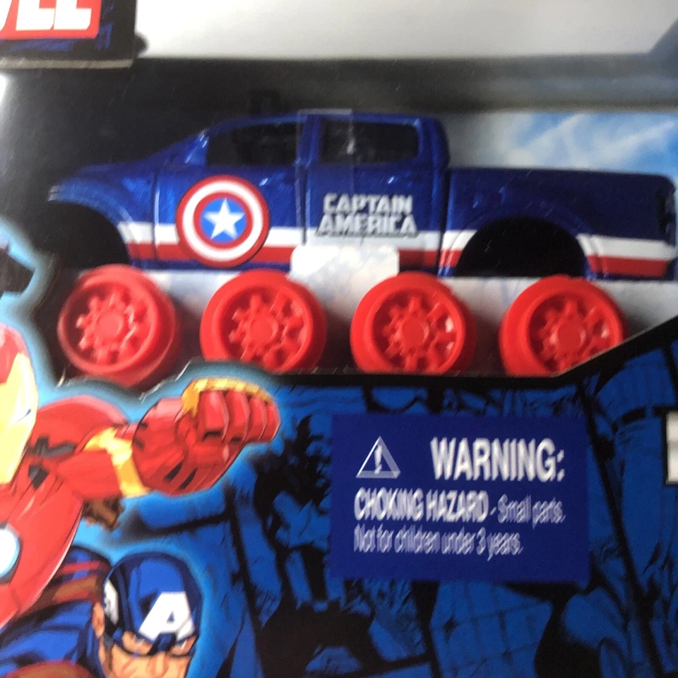 Ford Ranger Capitán América 2019 Marvel 4x4 ¡Kit modelo rebeldes! Die-Cast Metal! Foto 2 de 4
