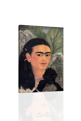 Frida Kahlo - Fulang-Chang And I  - CANVAS OR PRINT WALL ART