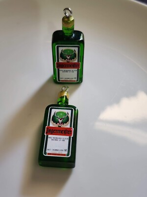 2pcs Jager Bottle Resin Charms Pendants 35x10mm