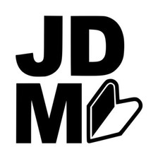 JDM Decal 4 4"x4" Choose Color