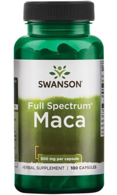 Swanson Full Spectrum Maca 500 mg -100 Kapseln (173,68 EUR/kg)