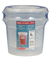 Cambro Rfs6ppsw2190 6-quart Round Food-storage Container With Lid, Set Of 2, on sale Cambro Rfs6ppsw2190 6-quart Round Food-storage Container With Lid, Set Of 2, on sale