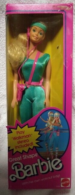 MATTEL Barbie 1983 GREAT SHAPE Barbie WORKOUT DOLL unused | eBay MATTEL Barbie 1983 GREAT SHAPE Barbie WORKOUT DOLL unused | eBay