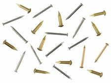 Solid Brass Escutcheon Pins - 20 Gauge x 1/2" - 100 pcs - "FREE SHIPPING"